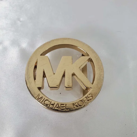 Vintage Michael Kors Brass Belt Buckle - Picture 1 of 4